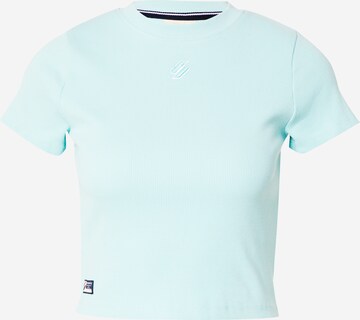 T-shirt Superdry en bleu : devant