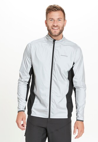 ENDURANCE Athletic Jacket in Grey: front