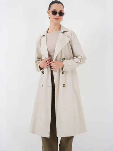 Bigdart Tussenmantel in Beige: voorkant