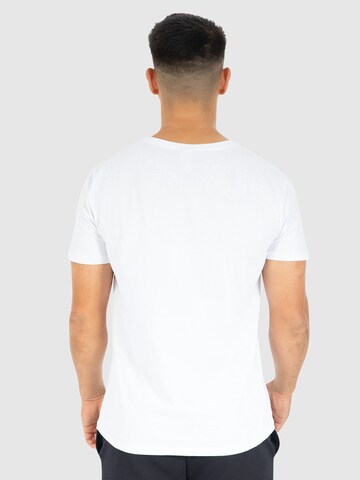 Smilodox T-Shirt 'Karry' in Weiß