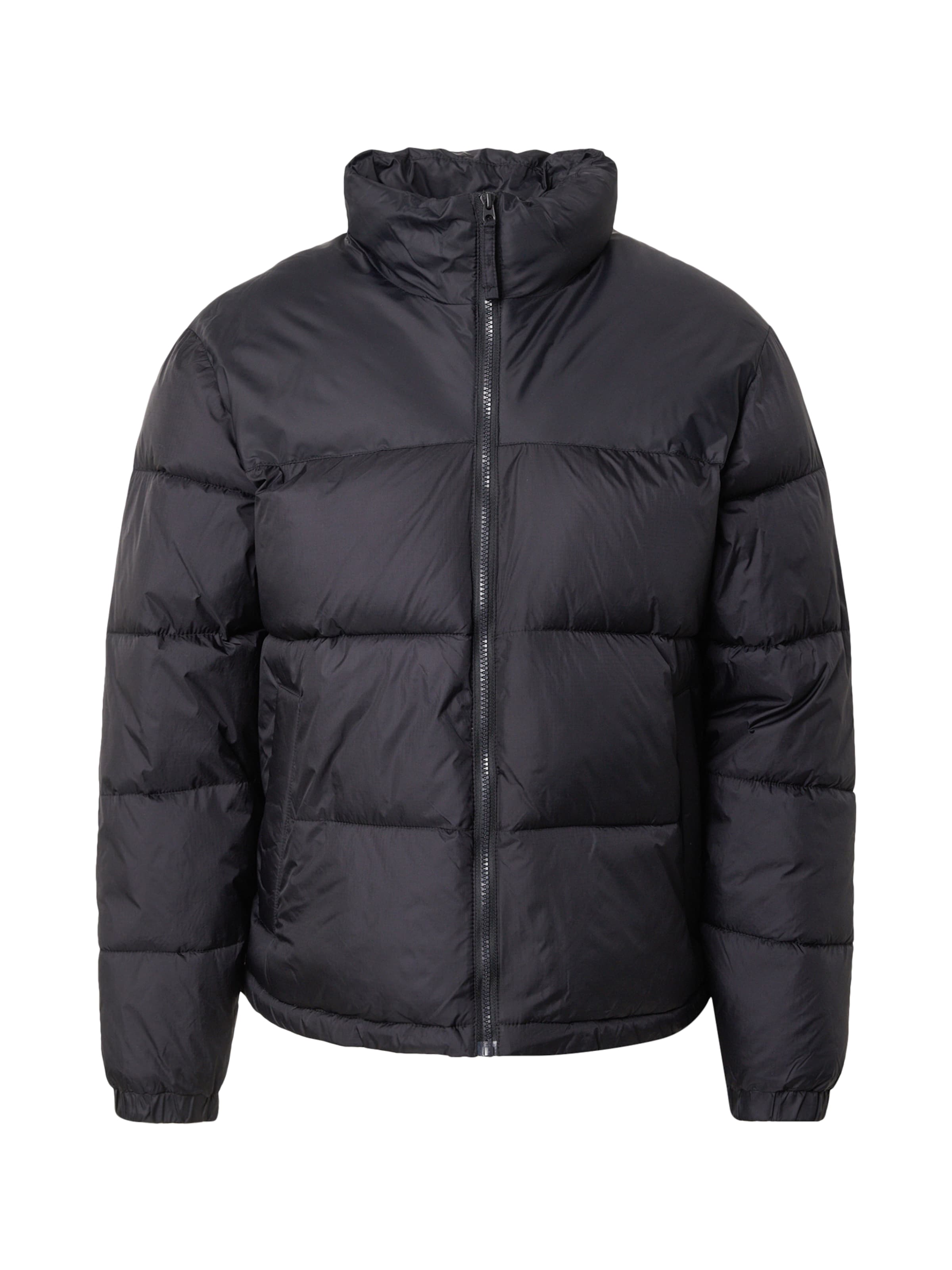 HOLLISTER Prechodná bunda - Čierna: predná strana