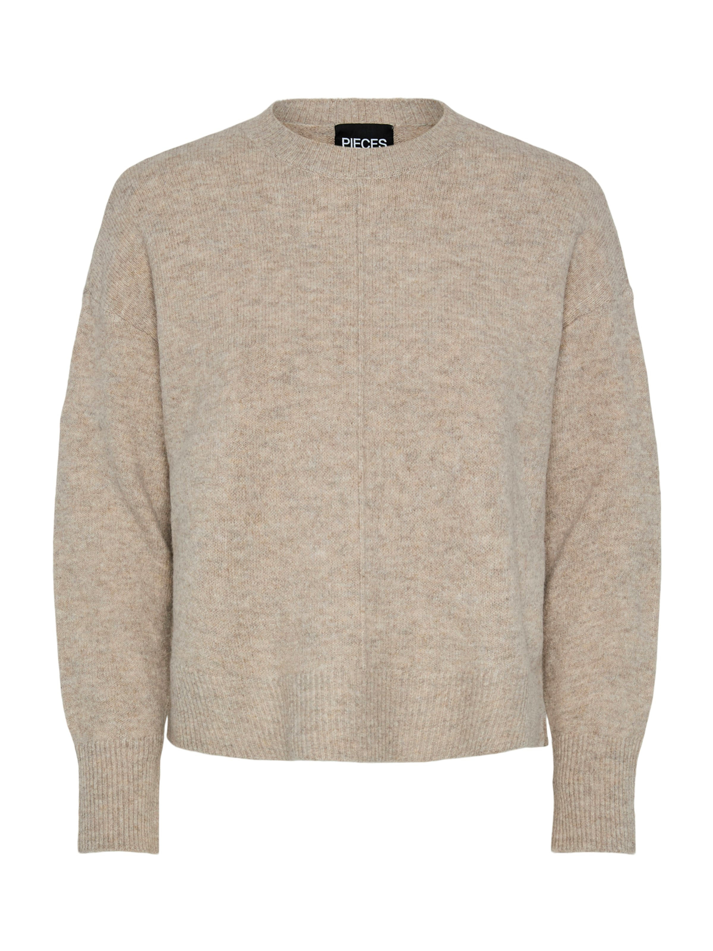 PIECES Pulóver - szürke: elől