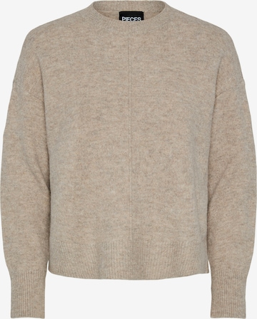 Pullover di PIECES in grigio: frontale
