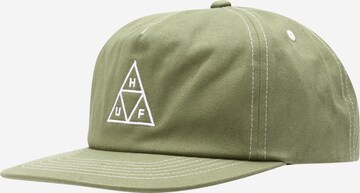 Cappello da baseball di HUF in verde: frontale