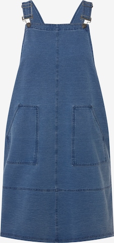 Ulla Popken Overall Skirt in Blue: front