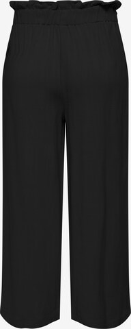 ONLY Szeroka nogawka Spodnie 'Solvi' w kolorze czarny