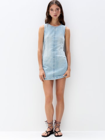 Pull&Bear Obleka | modra barva: sprednja stran