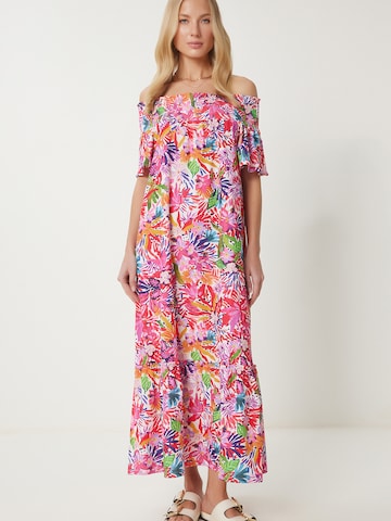 Robe d’été Happiness İstanbul en mélange de couleurs