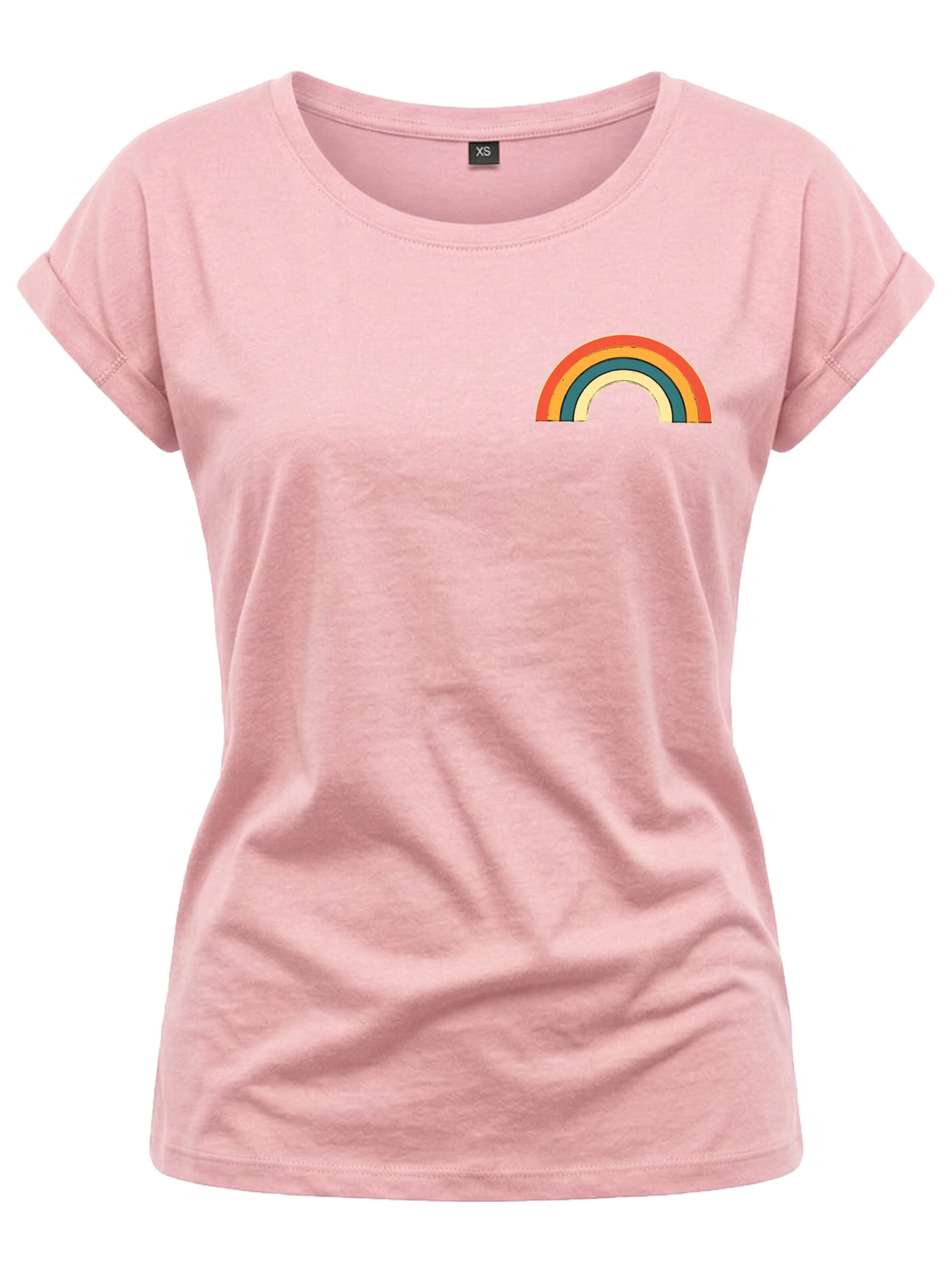 MAKAYA Shirt 'Rainbow' in Pink