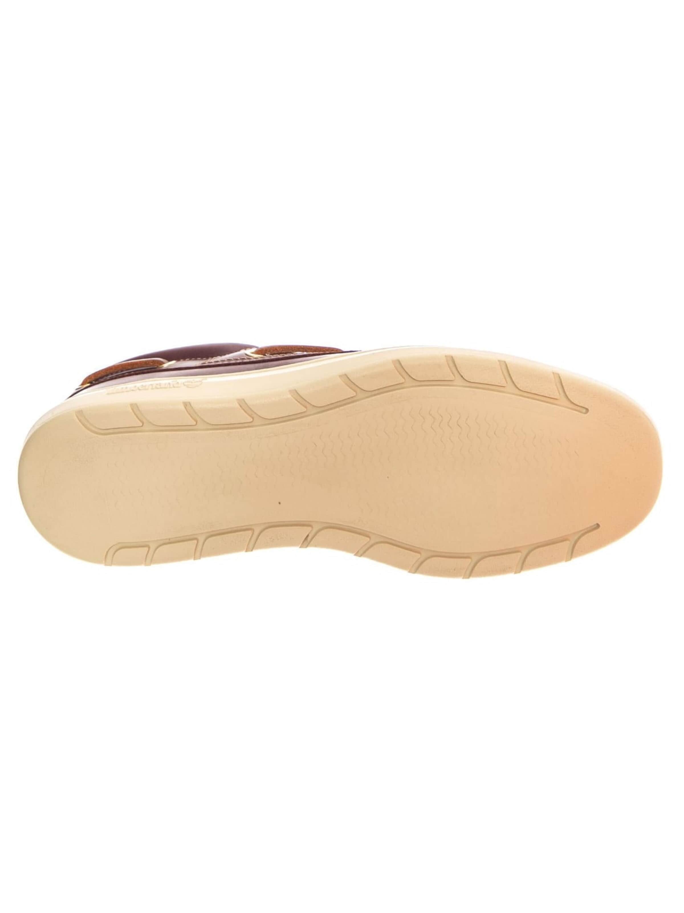 Scarpa stringata 'PORT Boat Shoe BUR F Grain' di TIMBERLAND in marrone