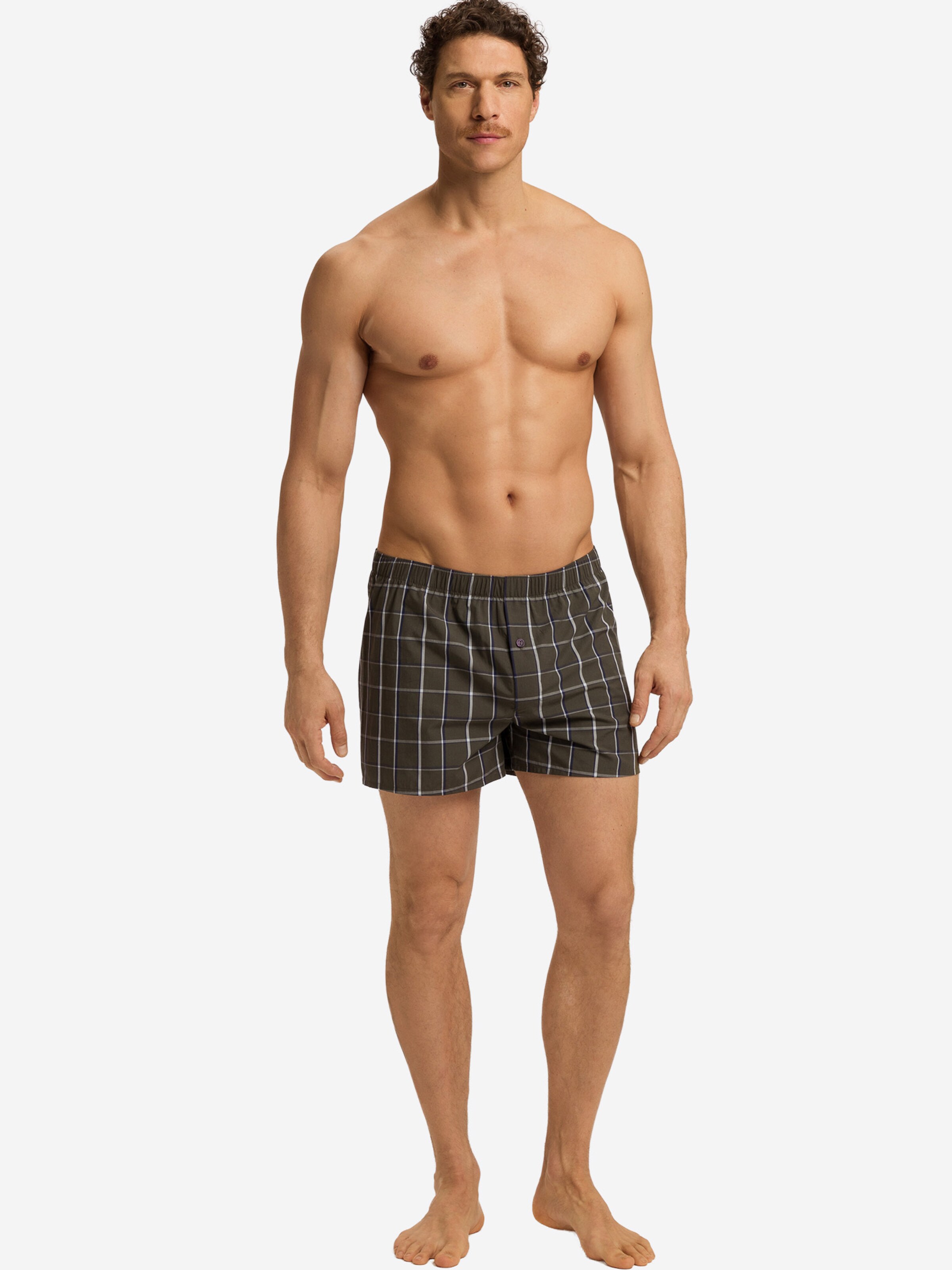 Boxers ' Fancy Woven ' Hanro en bleu