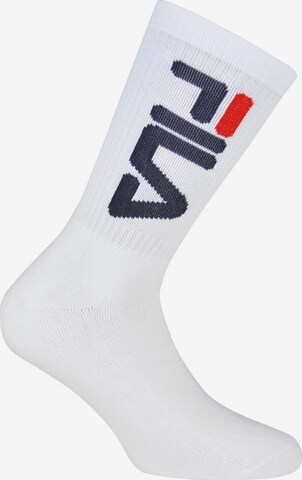 Chaussettes de sport FILA en blanc