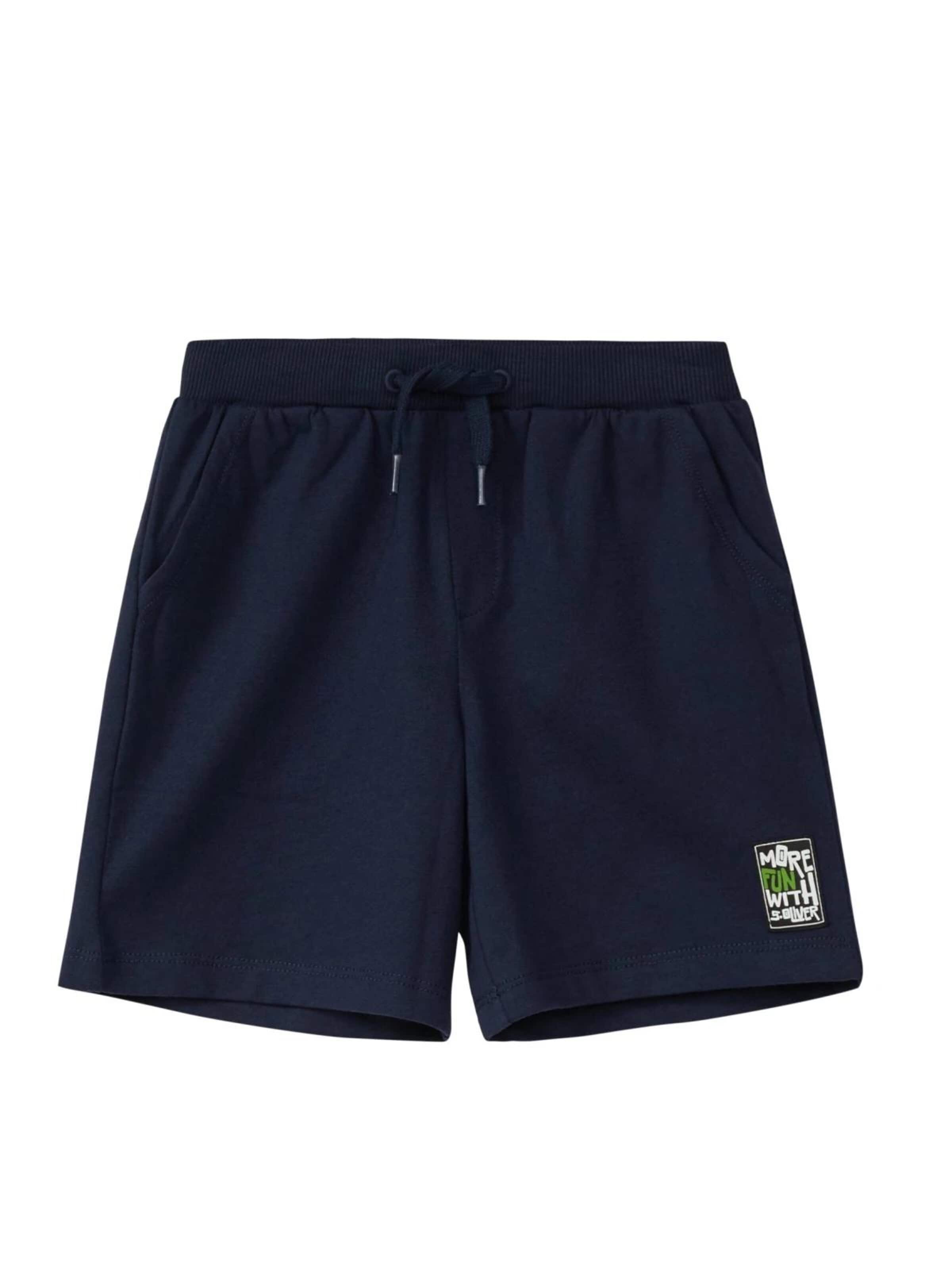 s.Oliver Pantalon en 98 en marine, Vue avec produit