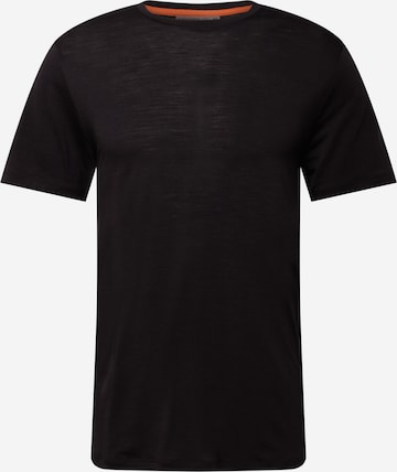 ICEBREAKER Shirt 'Sphere II' in Zwart: voorkant