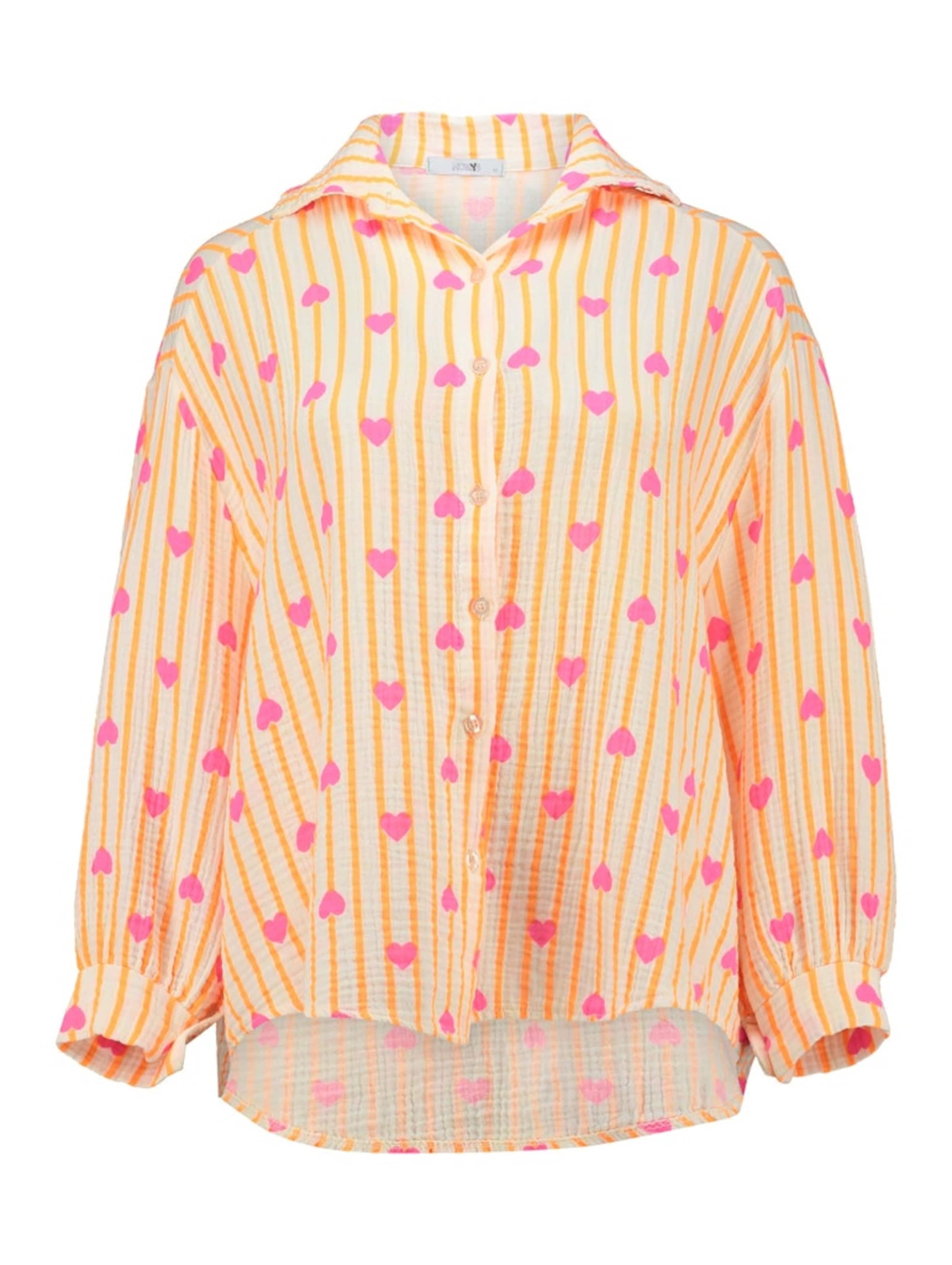 Hailys Blouse 'Le44ony' in Orange: front