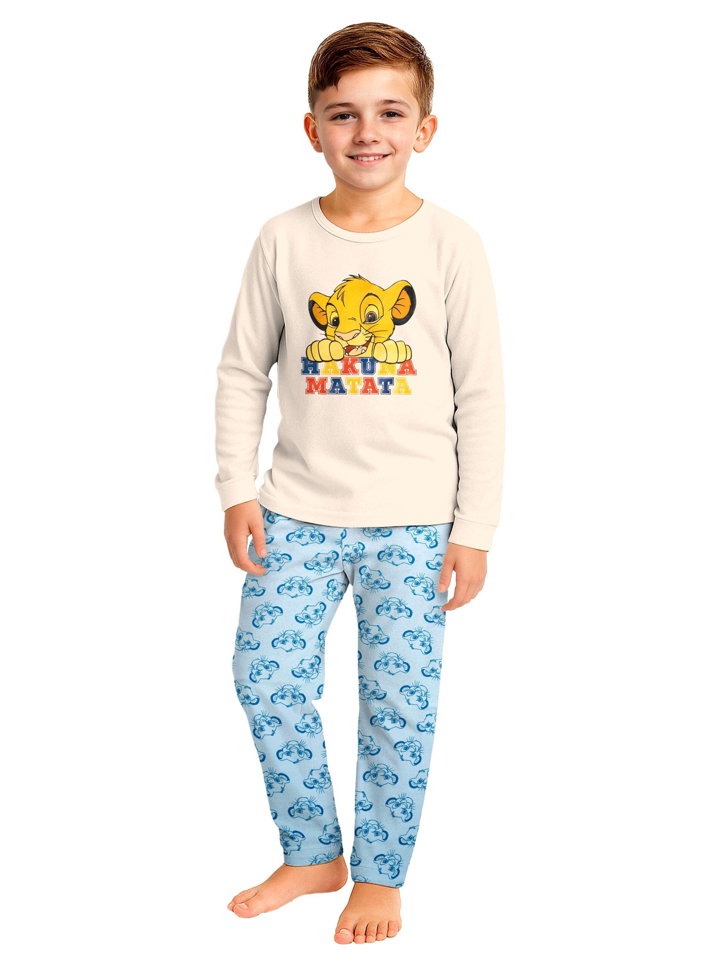 DISNEY Schlafanzug 'Der König der Löwen Simba'‌‌‌‌‌‌‌‌‌‌ in Mischfarben