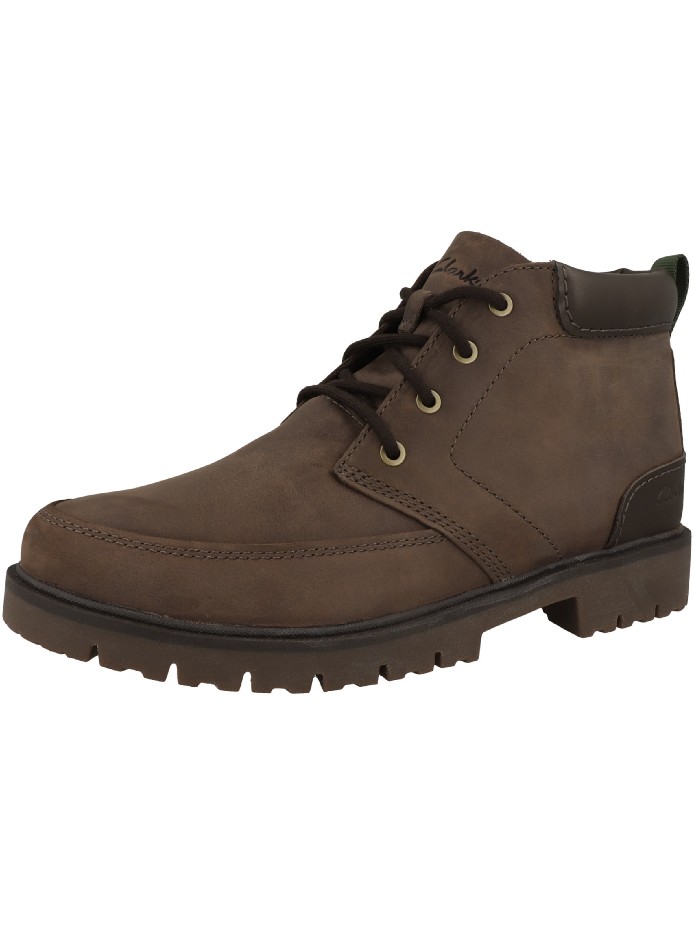 Bottines à lacets ' Rossdale ' CLARKS en marron : devant