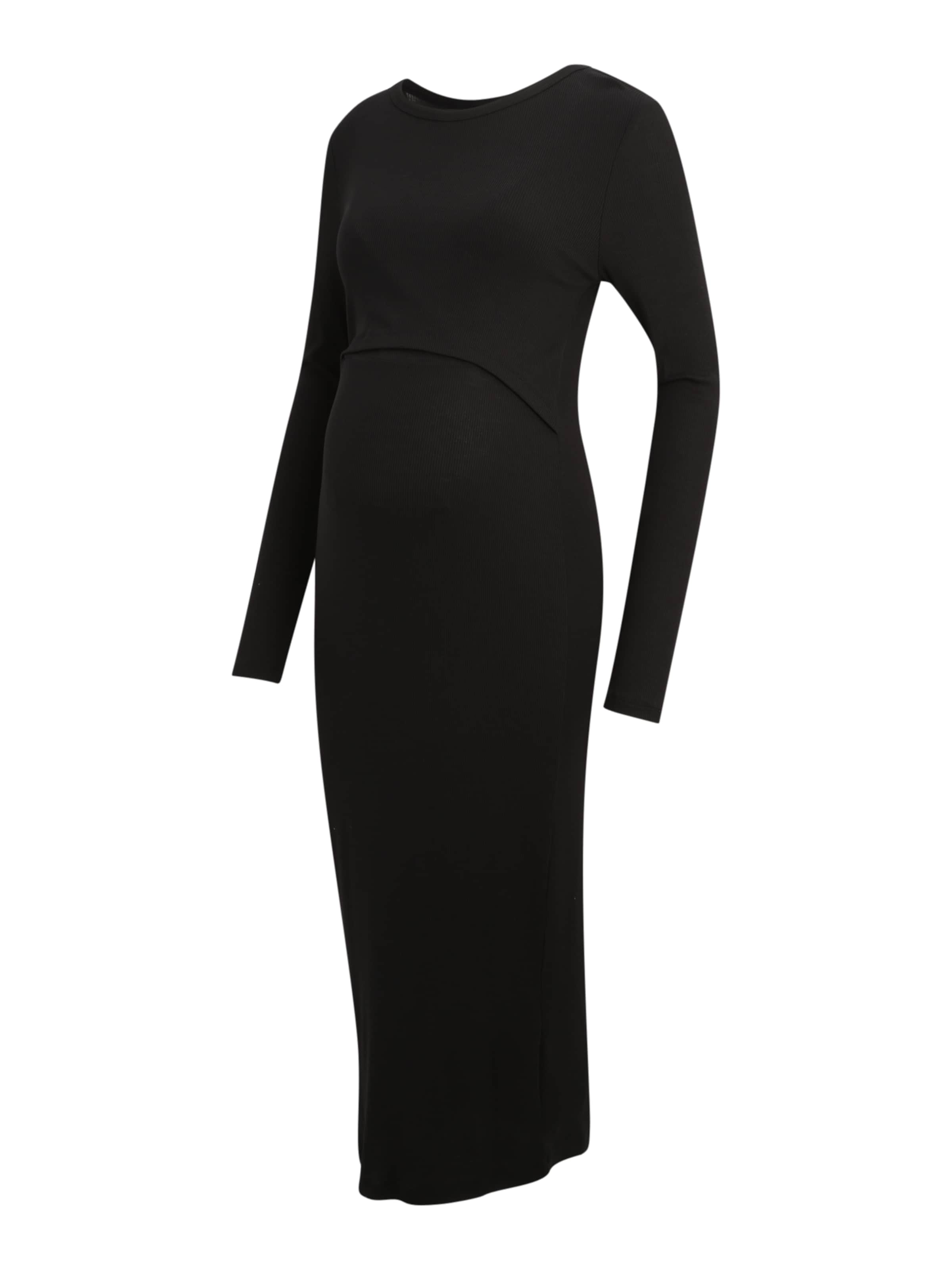 Robe 'MLBrynna June' MAMALICIOUS en noir : devant