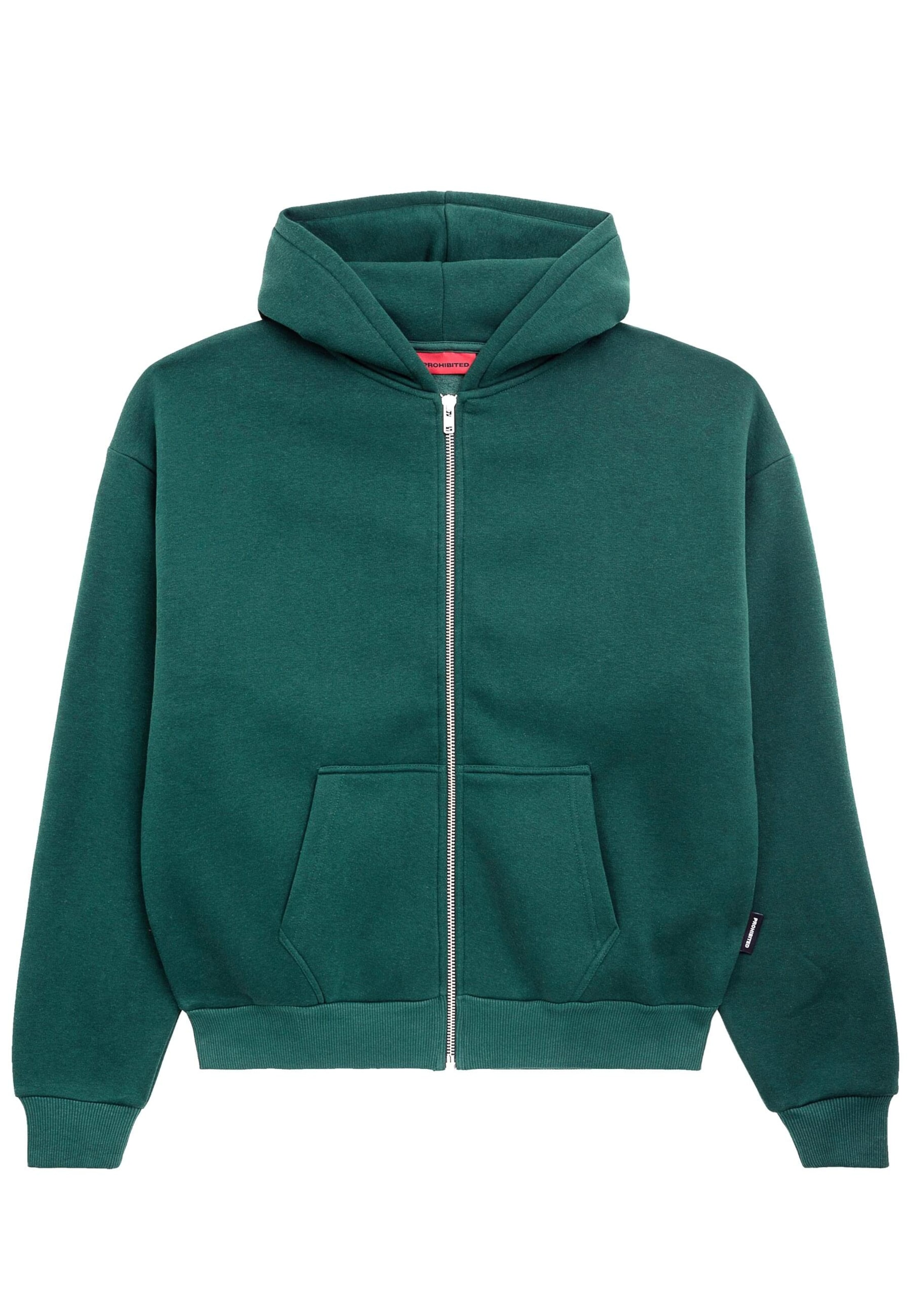Prohibited Mikina – zelená: přední strana