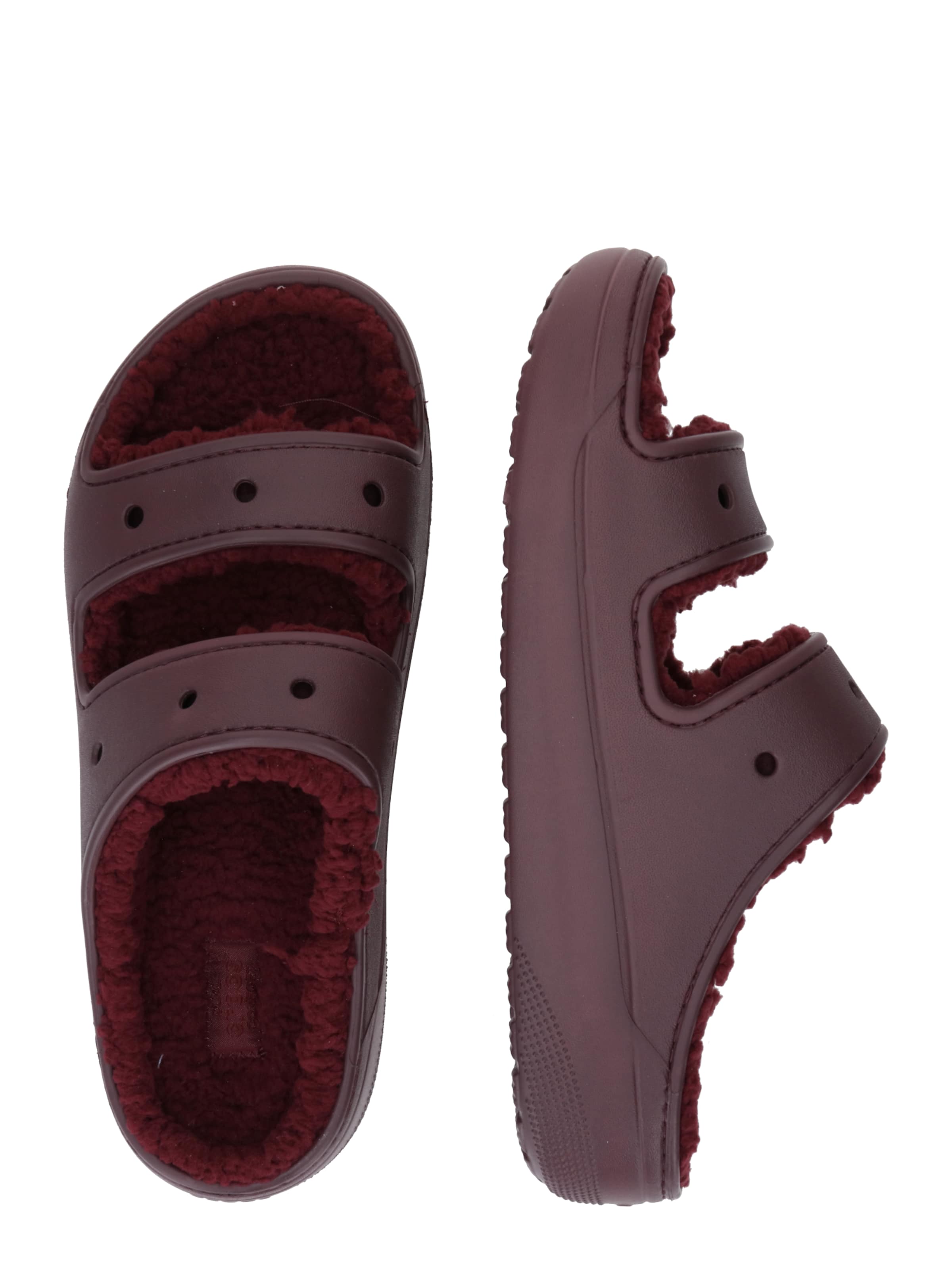 Crocs Nizki natikači 'Classic Cozzzy' | rdeča barva