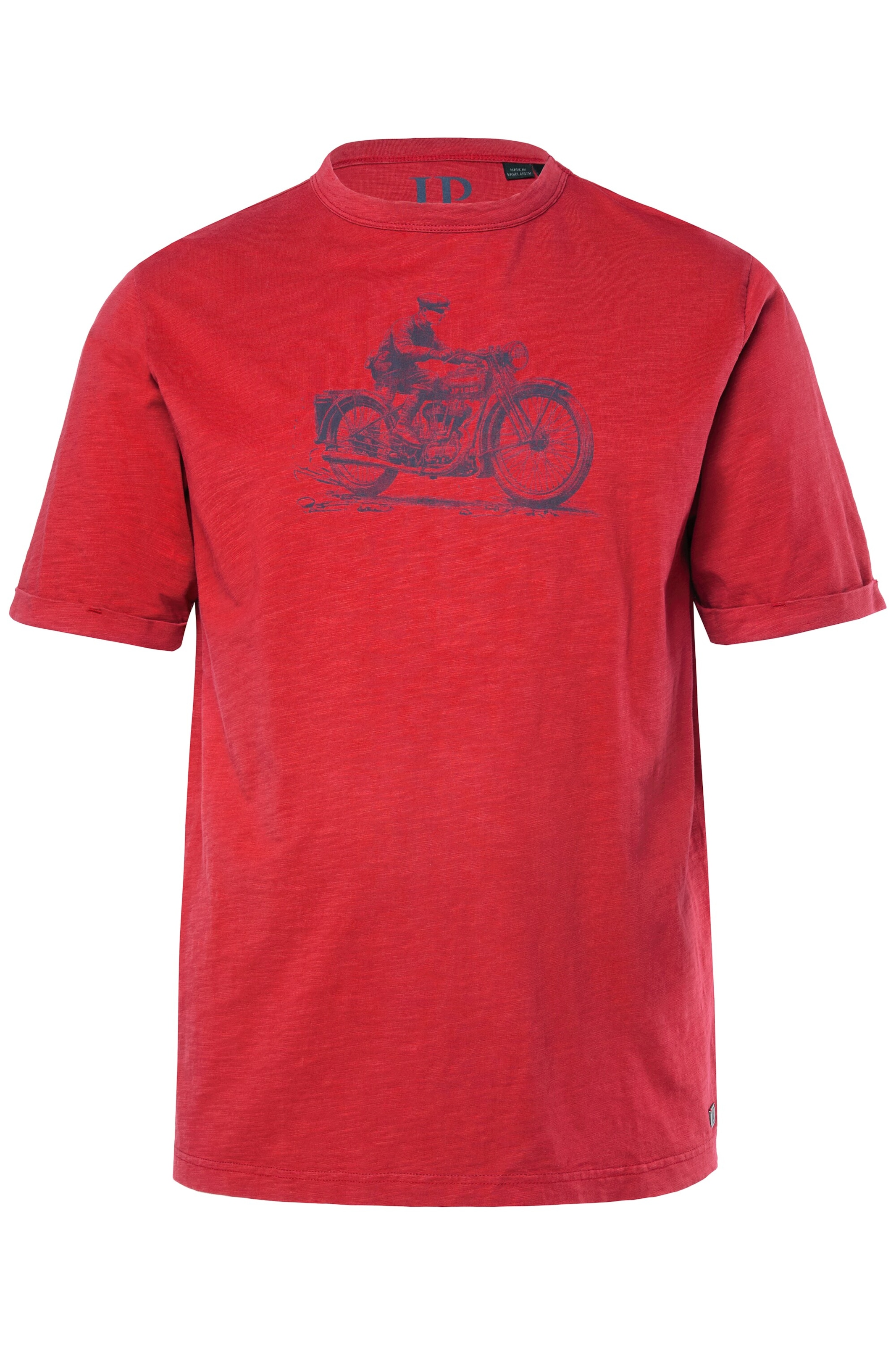 JP1880 Shirt in Rood: voorkant