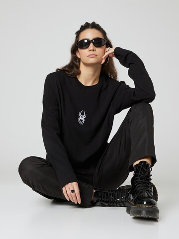 About You x Nils Kuesel Shirt 'Nikita' in Black