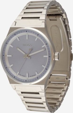 BOSS Black Analog klocka i silver: framsida