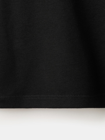 MANGO Majica 'SEVILLA' | črna barva