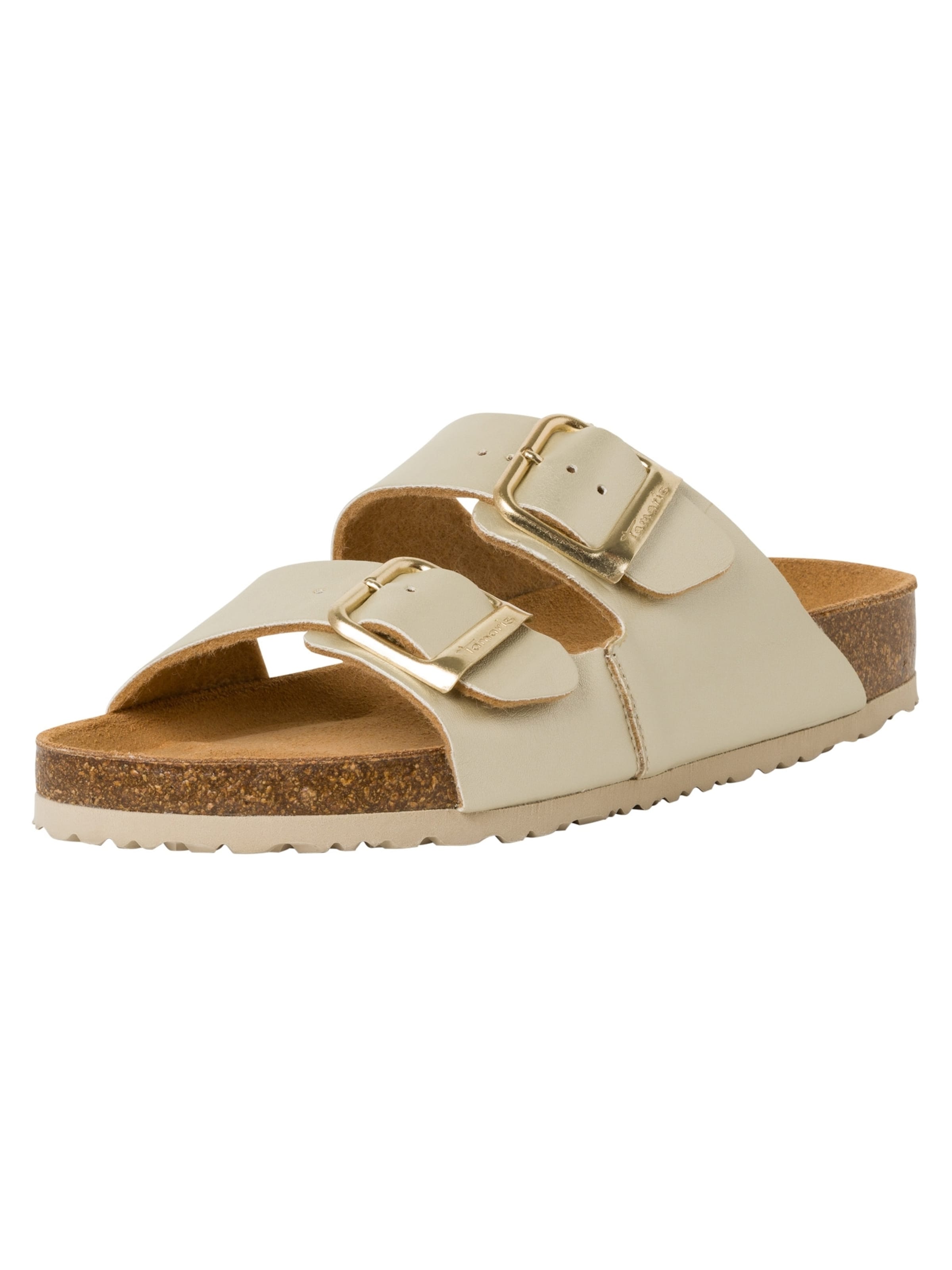 Tamaris Mule in Beige: front