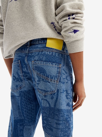 Desigual Tapered Jeans in Blauw