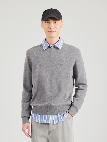 Hackett London Pulóver - szürke: elől