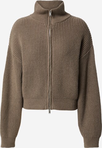 LeGer by Lena Gercke Knit cardigan 'Cindy' in Brown: front