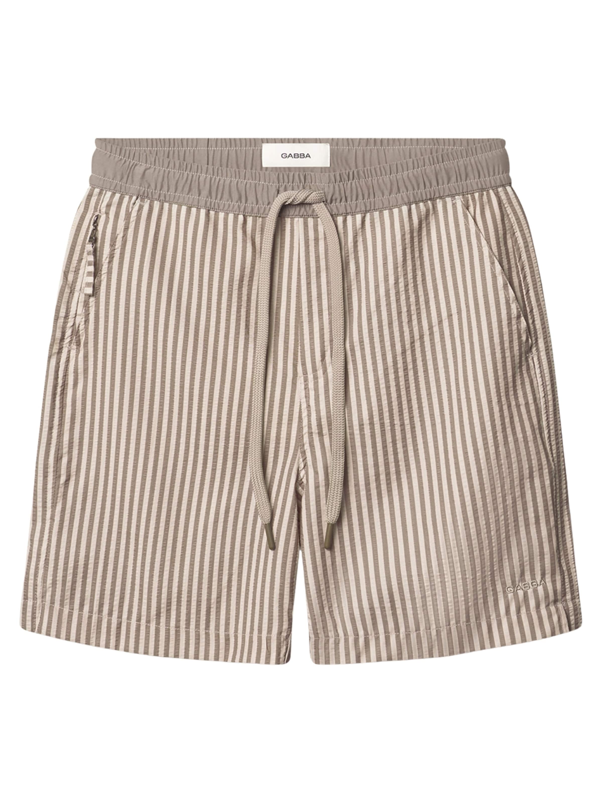 GABBA regular Bukser 'Jackson Seer' i beige: forside