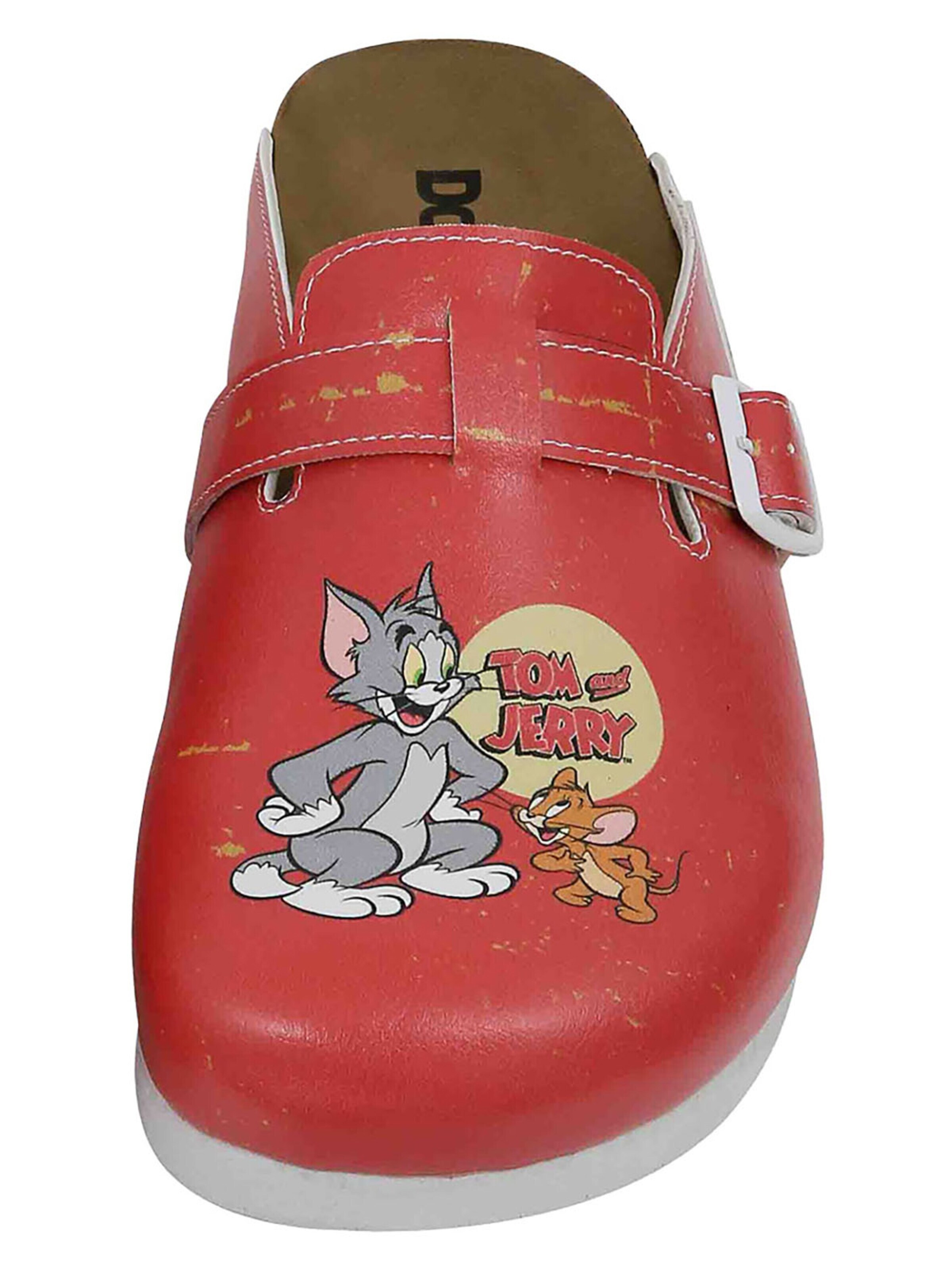 DOGO Clogs 'DOGO Comfie - Tom & Jerry WB'‌‌‌‌‌‌‌‌‌ in Rot