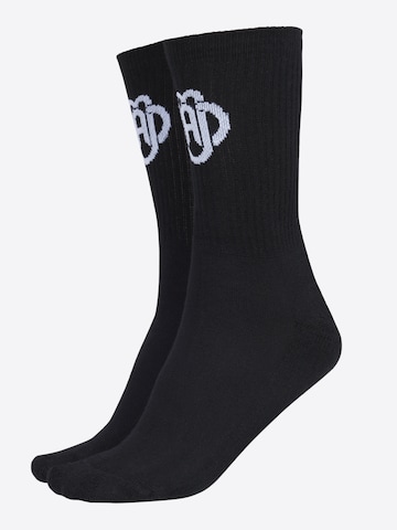 Magdeburg Los Angeles Κάλτσες 'ESSENTIAL' σε μαύρο: μπροστά