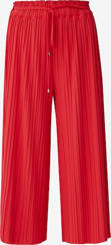 Wide leg Pantaloni di s.Oliver BLACK LABEL in rosso: frontale