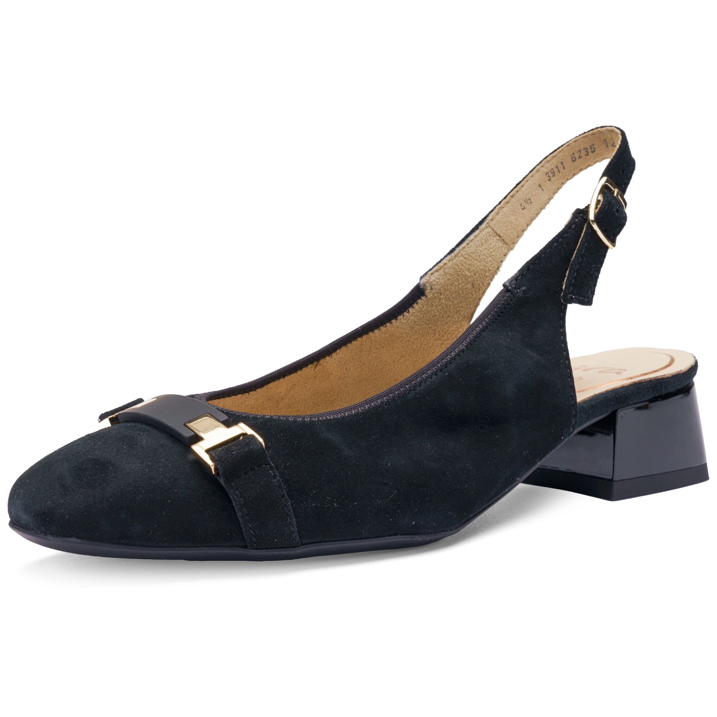 ARA Slingback Pumps in Black: front