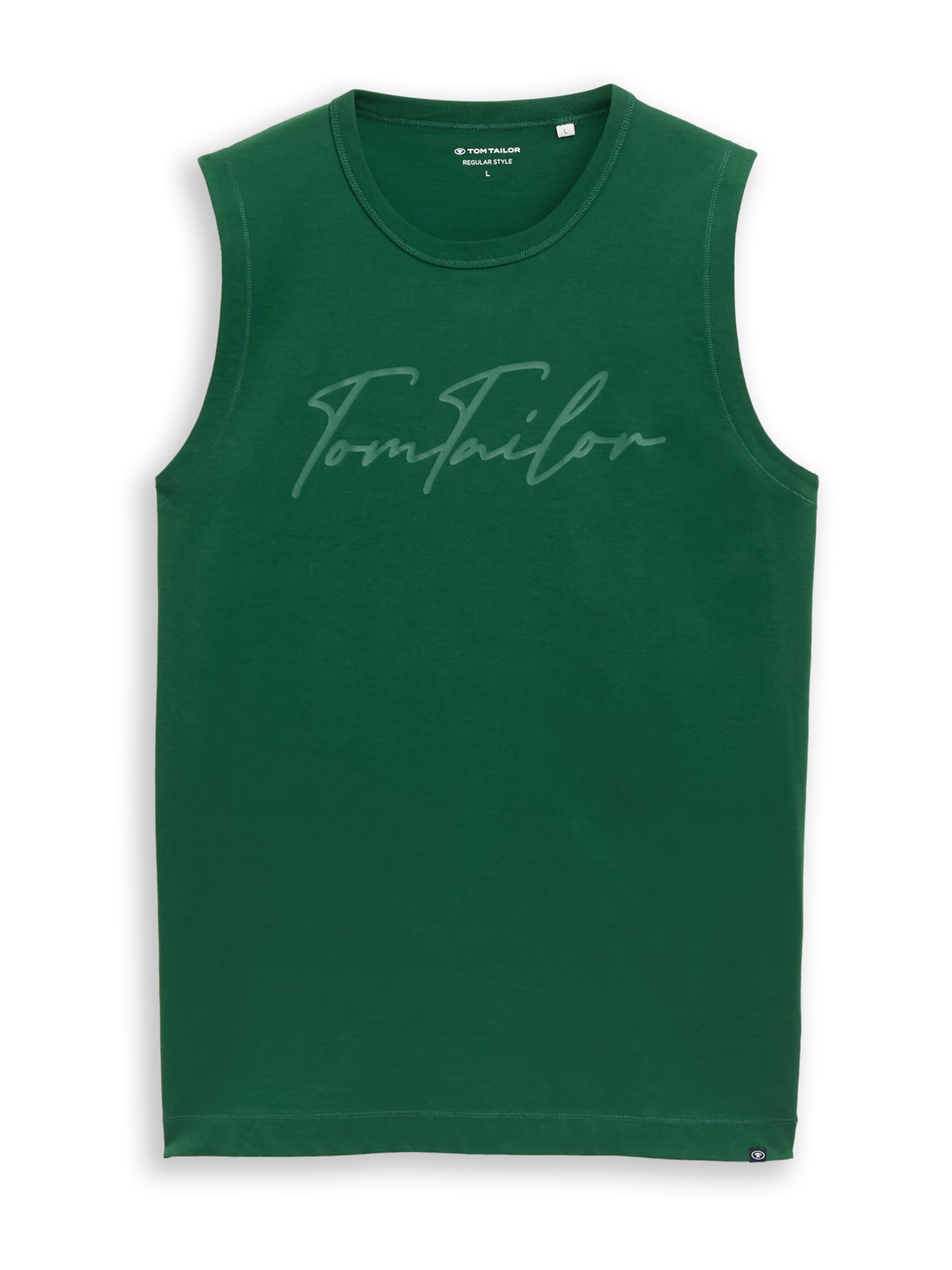 TOM TAILOR Shirt in Green: front