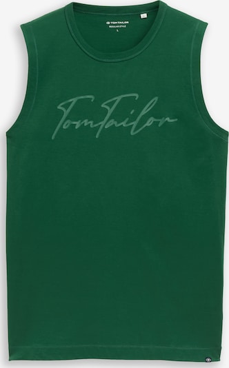 TOM TAILOR T-Shirt en S en vert / vert foncé, Vue avec produit