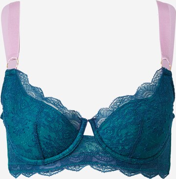 Dora Larsen T-shirt Bra in Blue: front