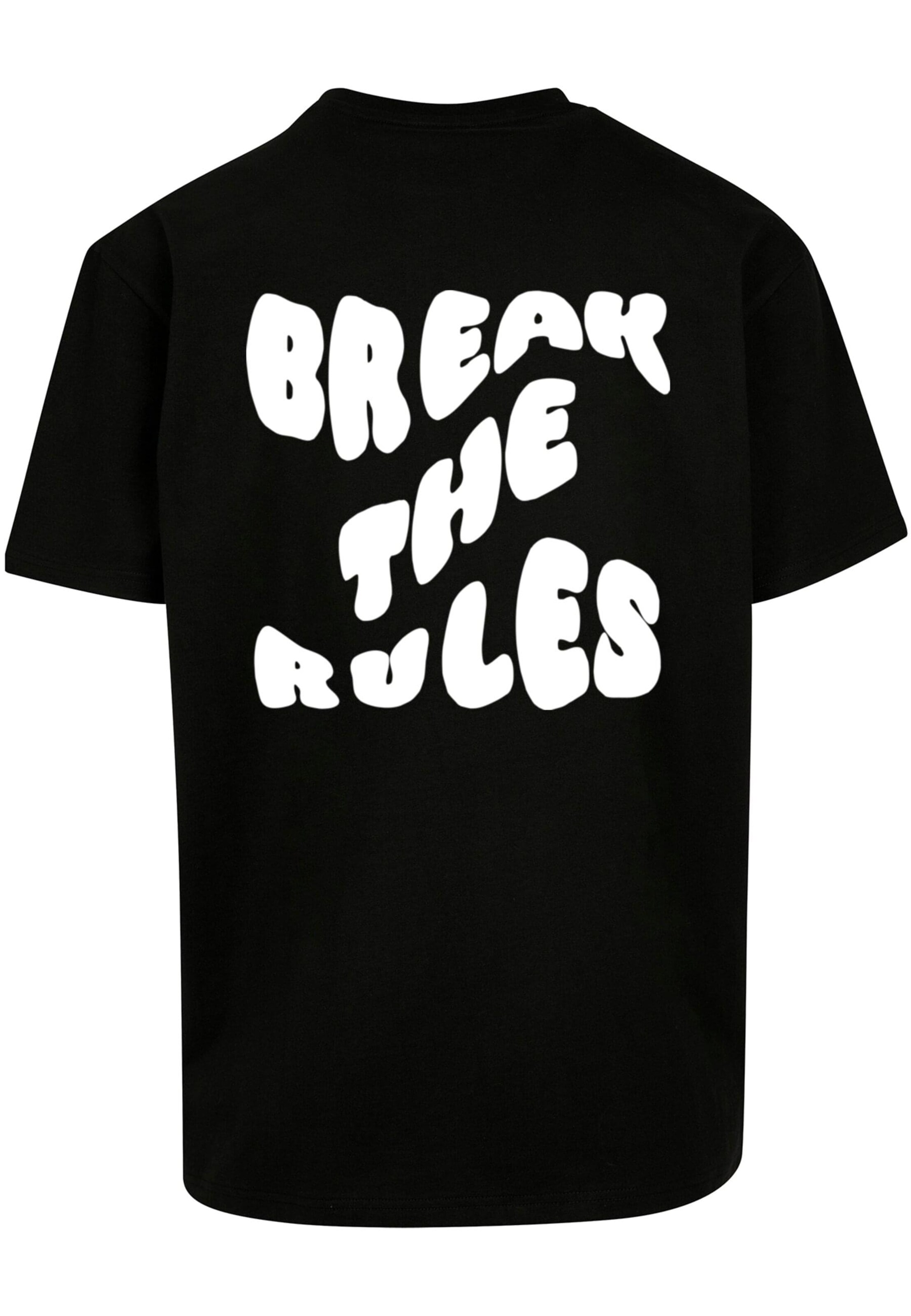 Merchcode Тениска 'Break The Rules' в черно