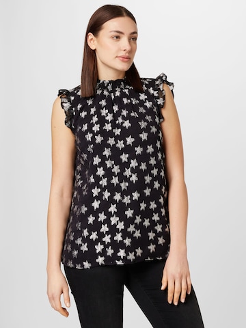 Chemisier Dorothy Perkins Curve en noir : devant