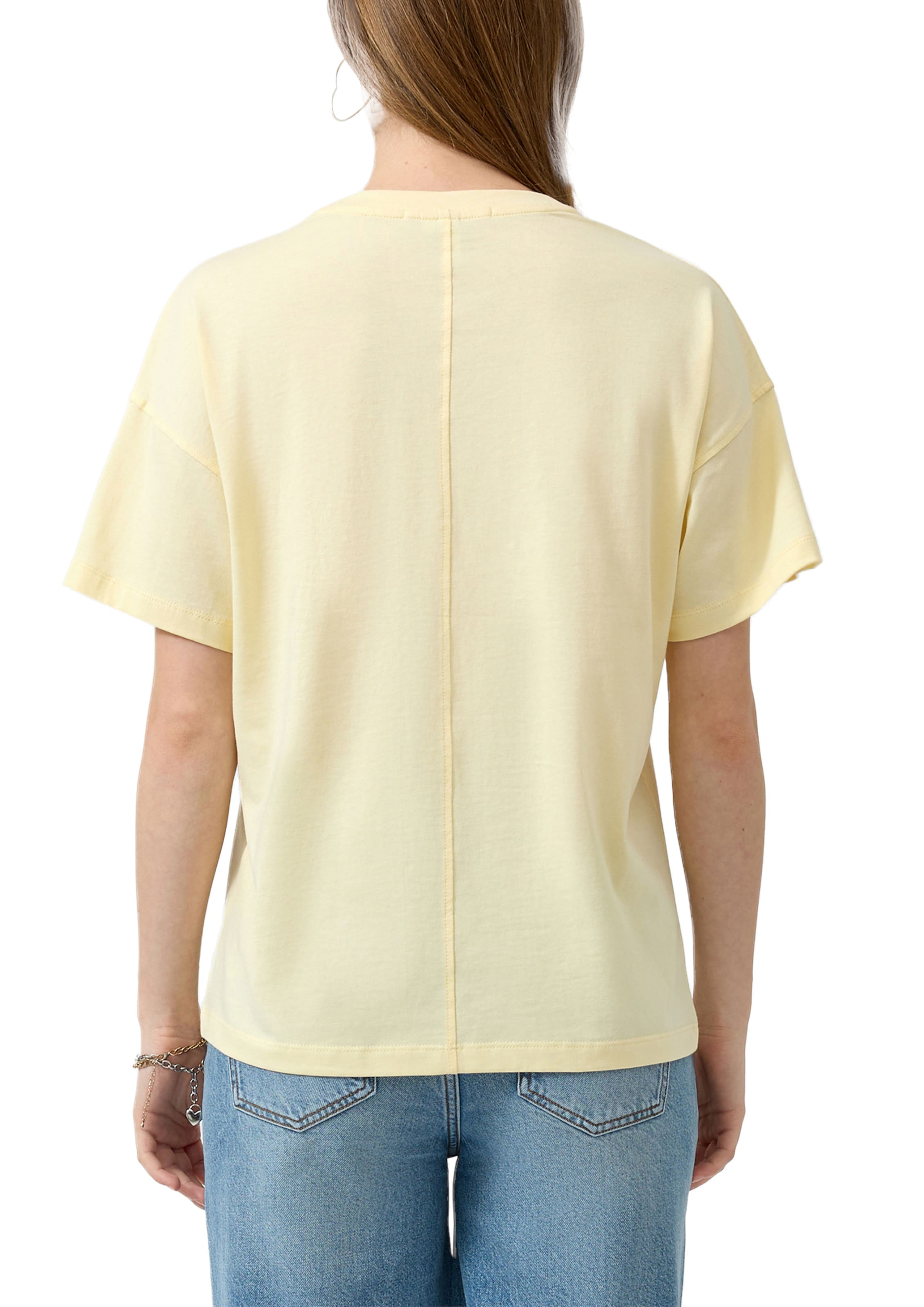 QS T-Shirt in Gelb