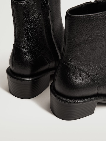 MANGO Stiefelette 'West' in Schwarz