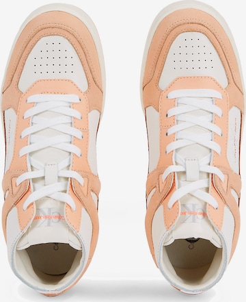 Calvin Klein Jeans Sneakers hoog in Oranje