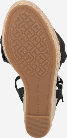 TOMMY HILFIGER - Sandalias con hebilla en negro