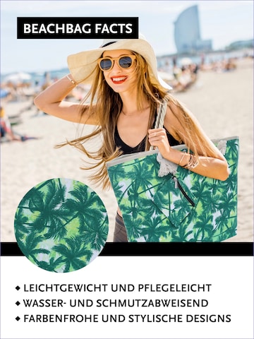 DonDon Beach Bag in Green: front