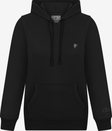 DENIM CULTURE Sweatshirt in Black: front