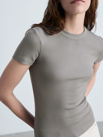 MANGO T-Shirt 'BELMONTE' in Grau