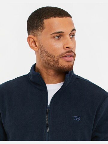 Threadbare Fleece jas 'Pendle' in Blauw